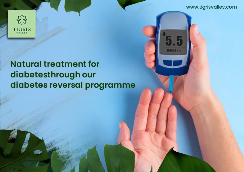 Natural treatment for diabetes through our Diabetes reversal programme