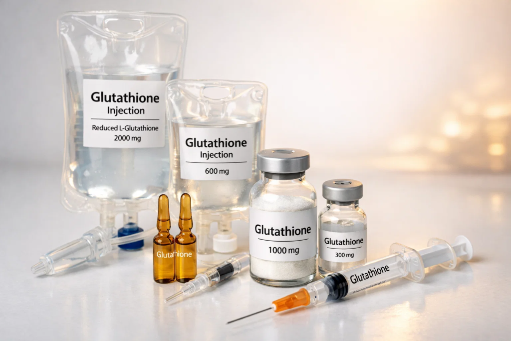 Glutathione Injections for Skin Whitening: Before & After