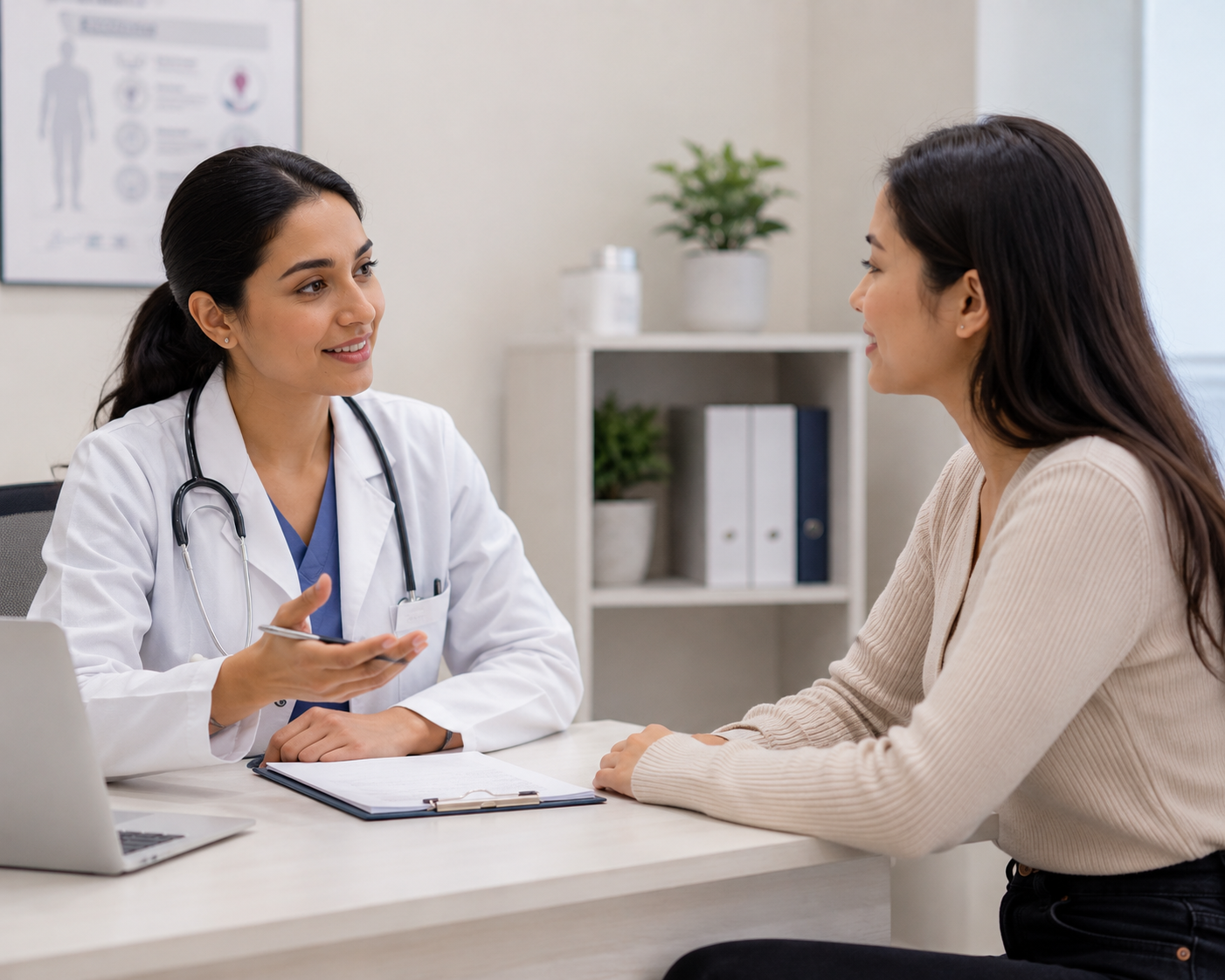 doctor consulting a patient
