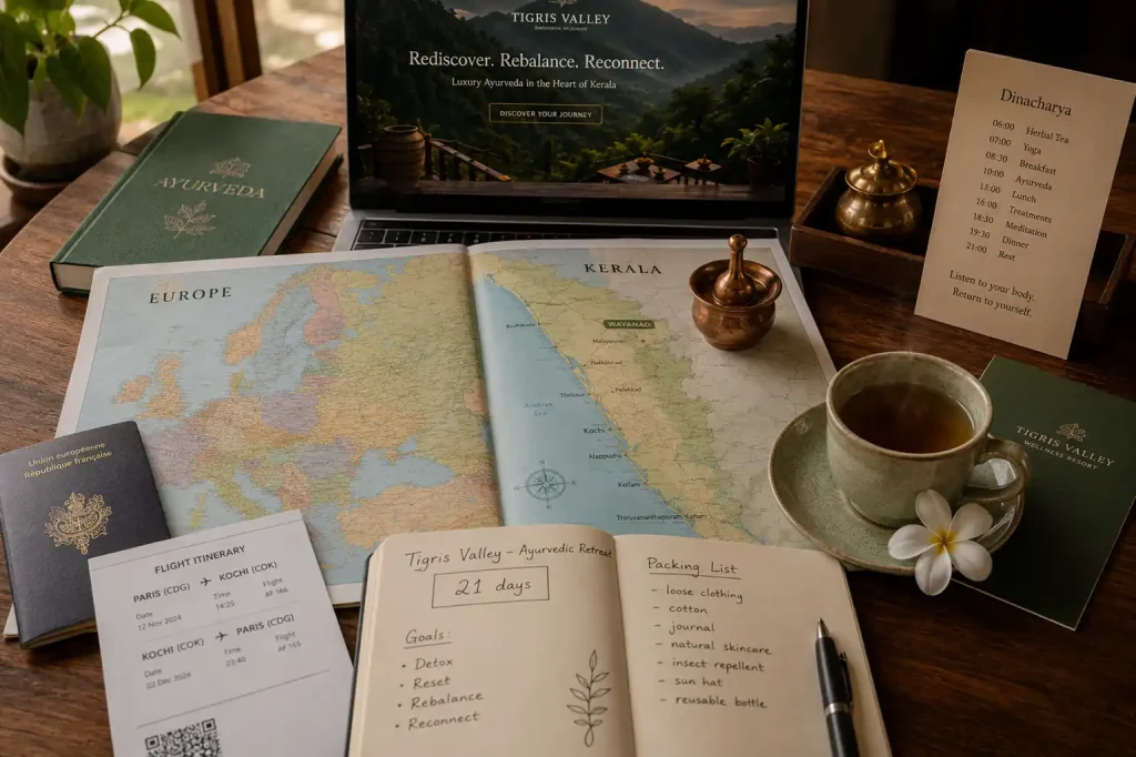 best time for Europeans to visit Kerala for detox