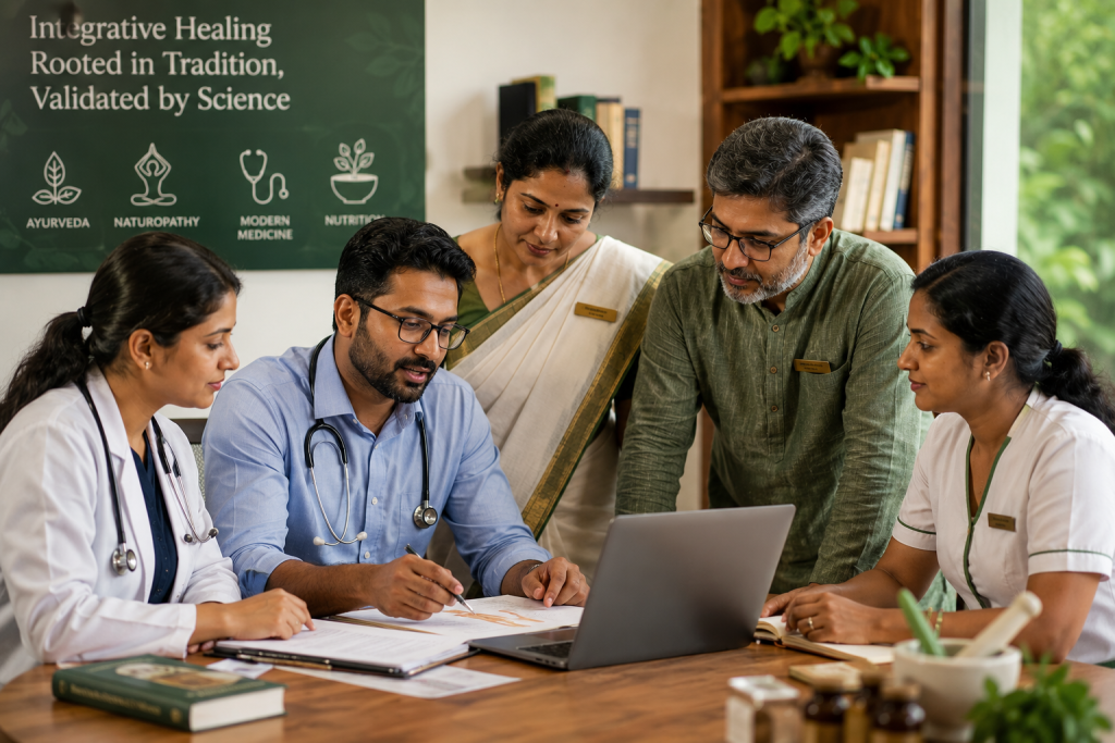 integrative medicine team – combining Ayurveda and modern medicine for chronic illness