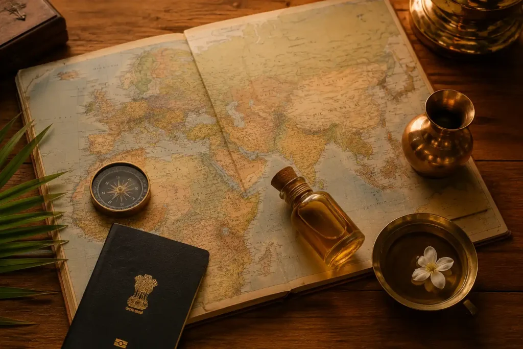 Ayurveda vs Wellness Retreat- world map