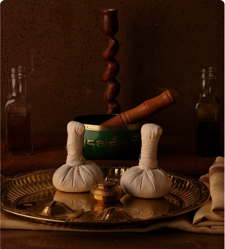 Ayurvedic therapy at Tigris Valley focused on holistic healing and overall well-being.