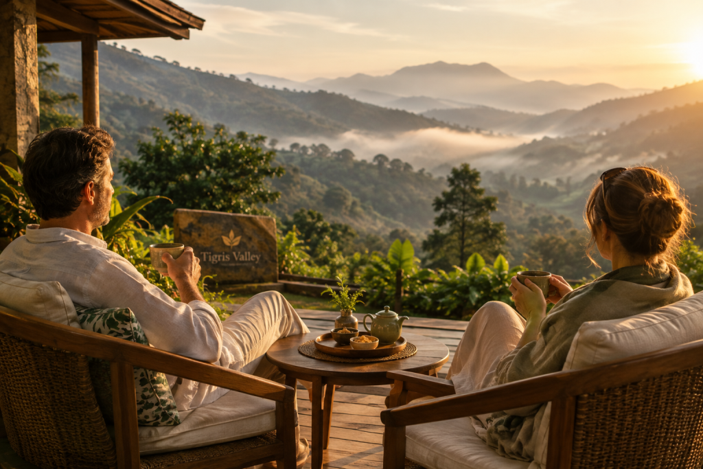 European travelers Ayurveda detox retreat Wayanad Kerala