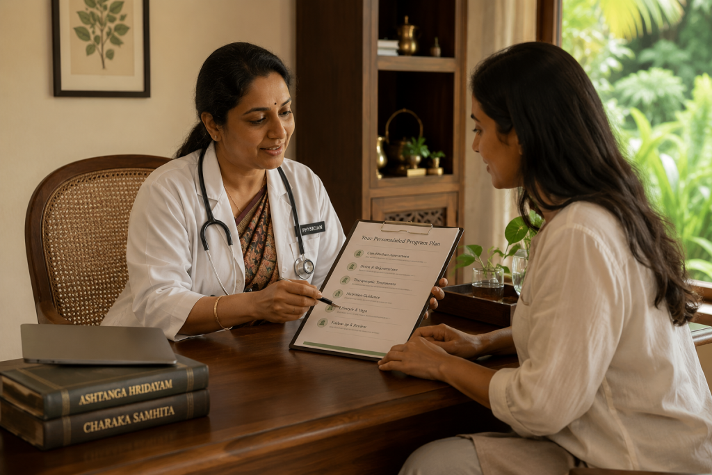 Physician-led program-fit review that determines an accurate ayurveda retreat quote