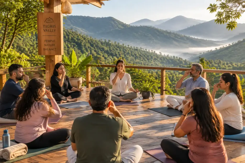 corporate wellness retreat in kerala